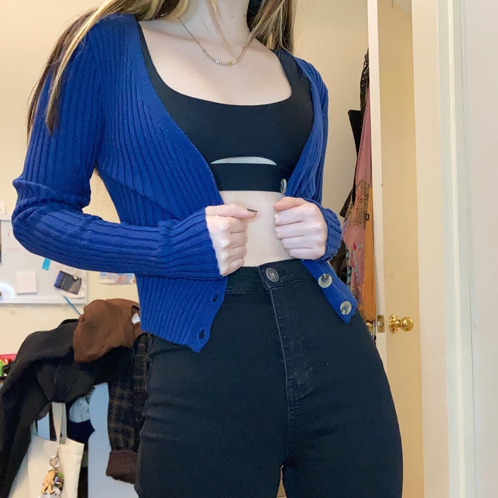 Forever 21 Blue Button Up